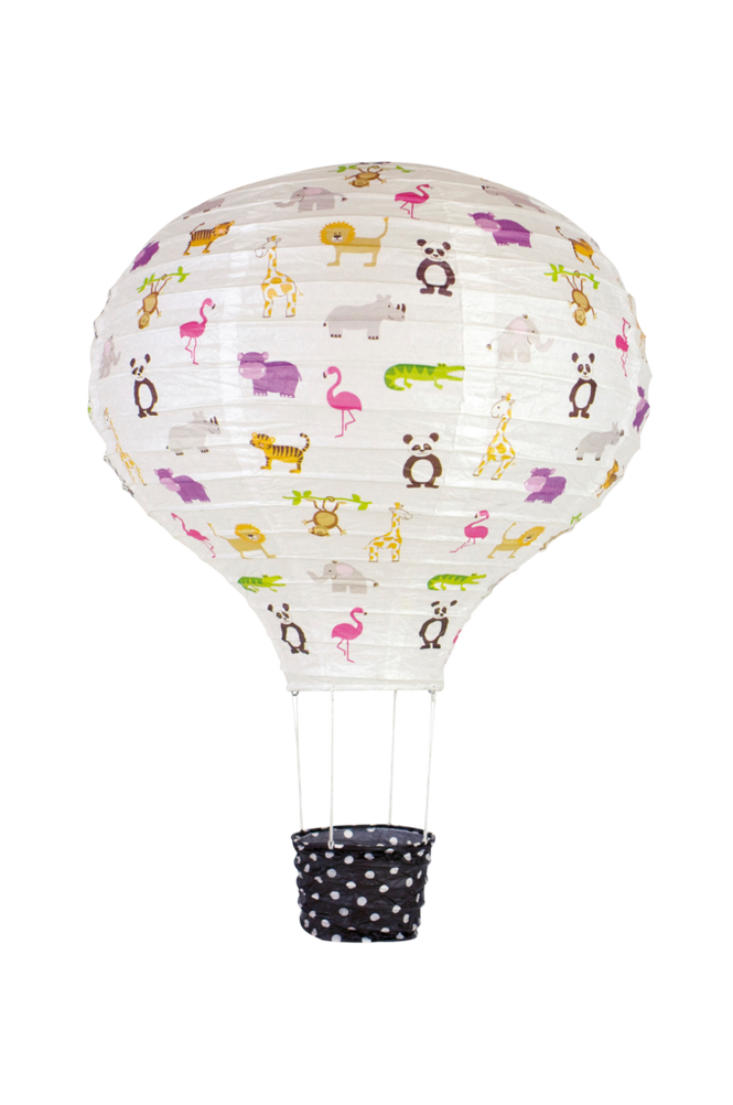 Rislampa Luftballong Safari