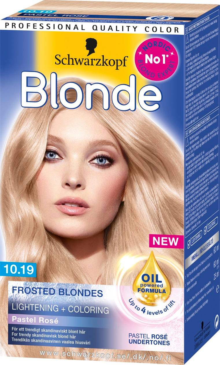 Schwarzkopf Blond 10.19 Pastel Rosé - Gul - Hårfarge - Ellos.no