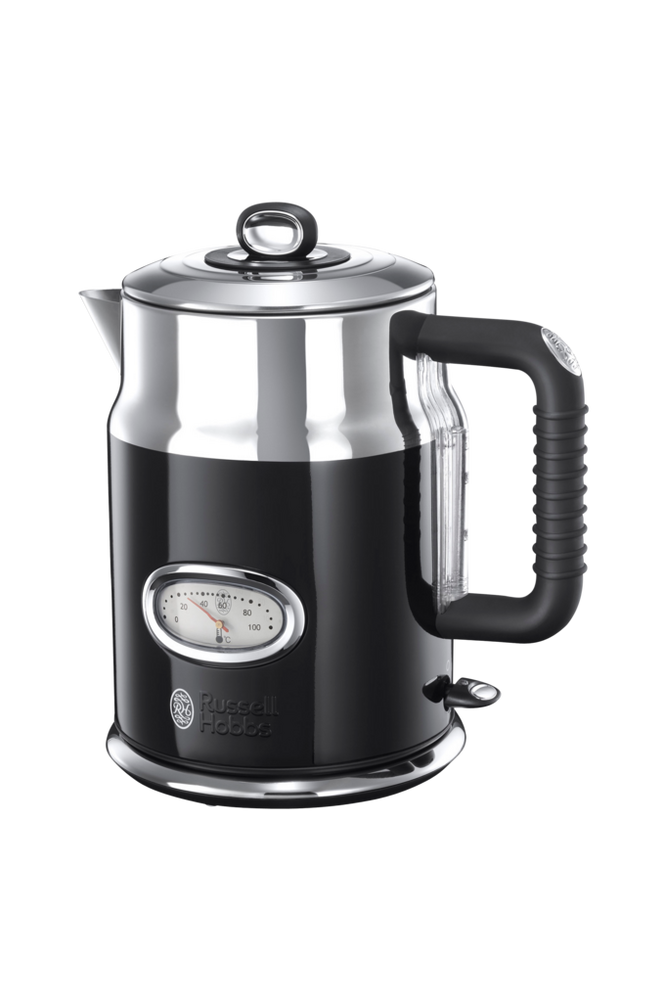 RUSSELL HOBBS Retro 21671 Jug Kettle - Black, Black