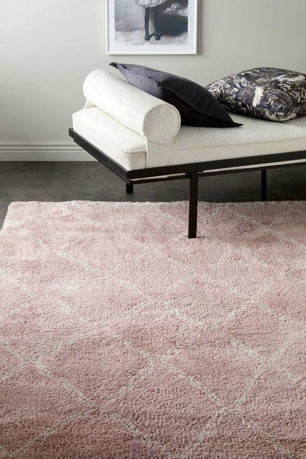 Bilde av Ryeteppe Tanger 200x290 cm - Rosa
