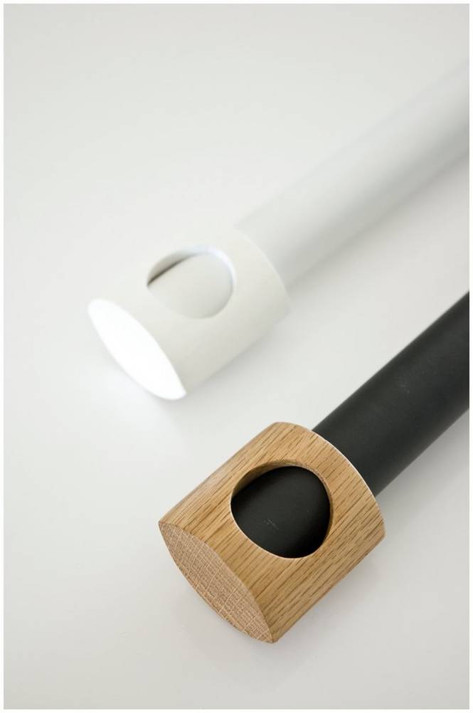 Hasta Gardinstangsett Vision 26/28Hvit