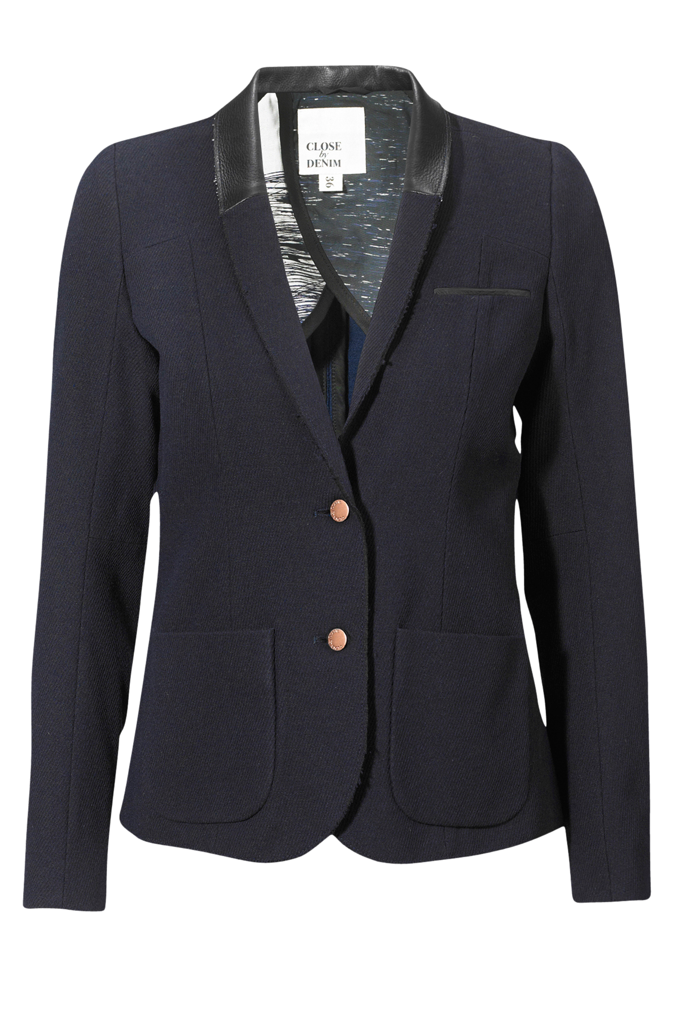 Close By Denim The Tailored Jacket Sininen Naiset Ellosfi 