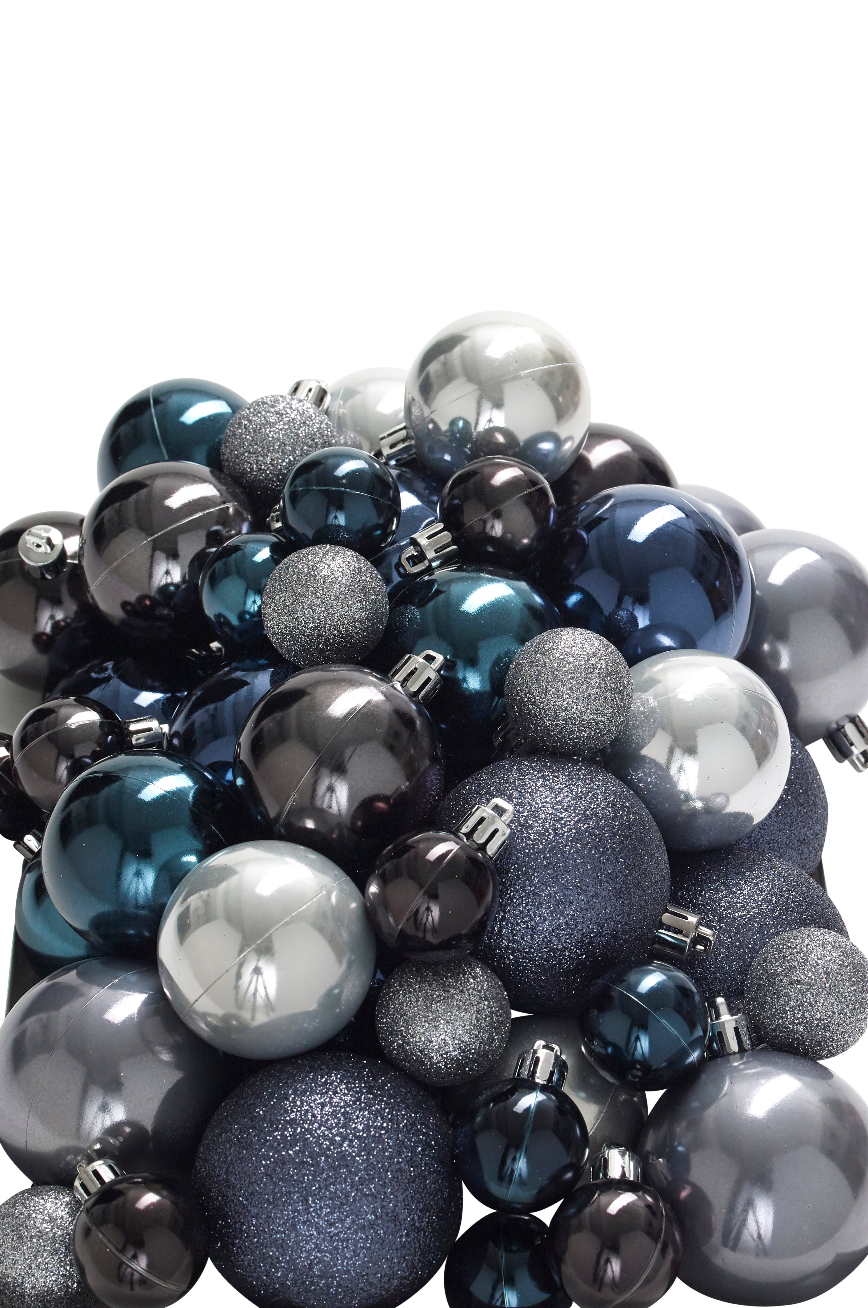 blå julgranskulor Ellos Home Juletræskugler 50 pak   Blå   Julepynt   Ellos.dk