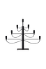 Adventslysestake Milano Svart