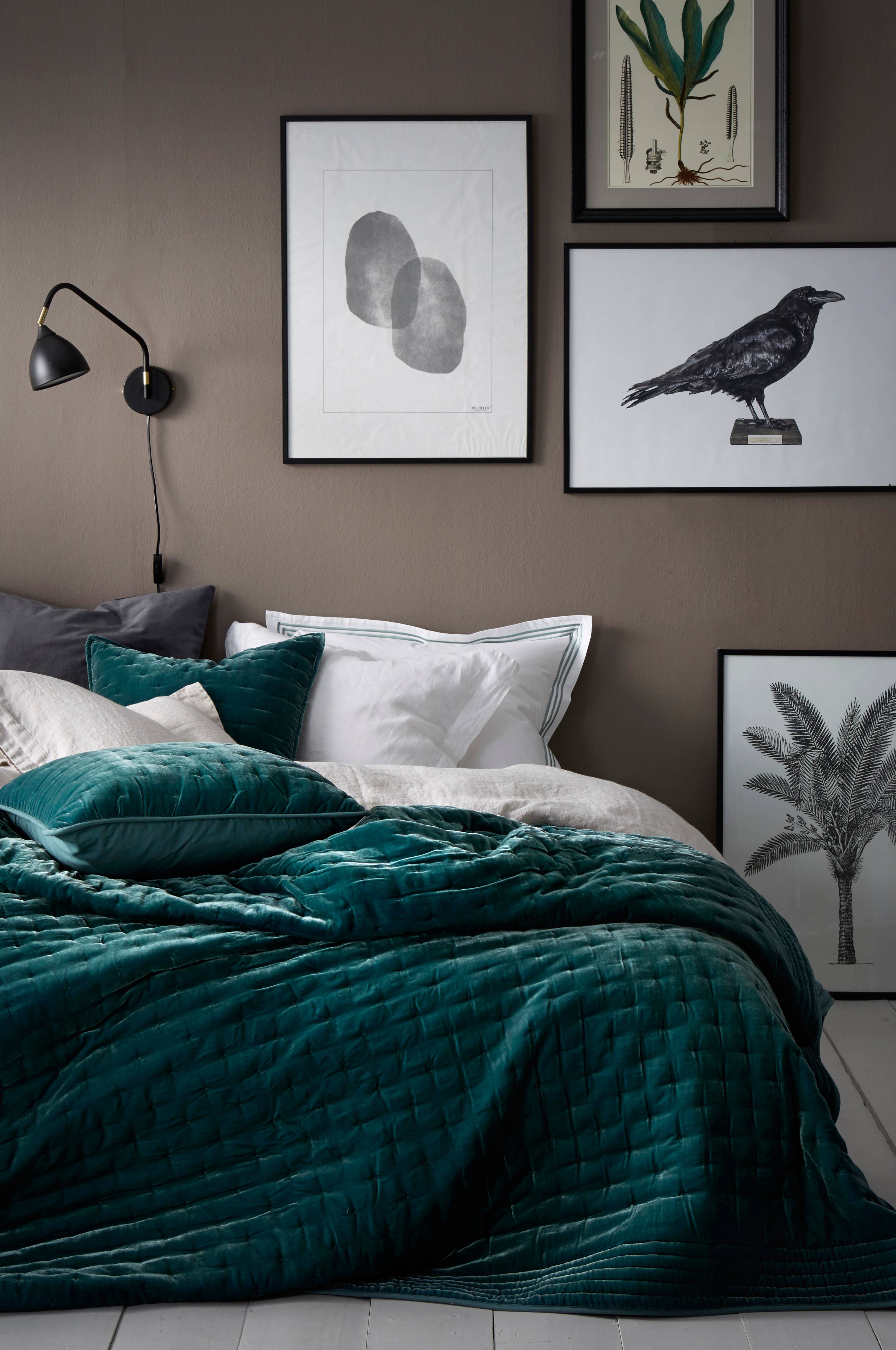 Ellos HomeÖverkast Greta i tvättad sammet 260×260 cm Grön Hem& inredning Ello Ellos HomeÖverkast Greta i tvättad sammet 260×260 cm Grön Hem& inredning Ello