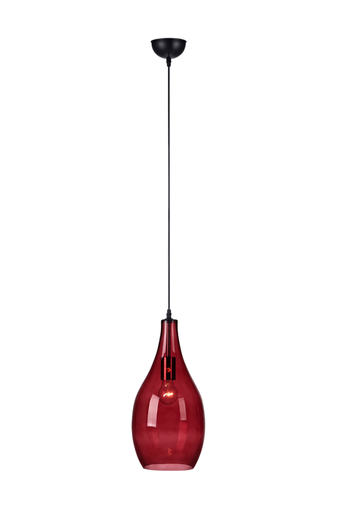 Loftlampe CHER Pendel sort/rød