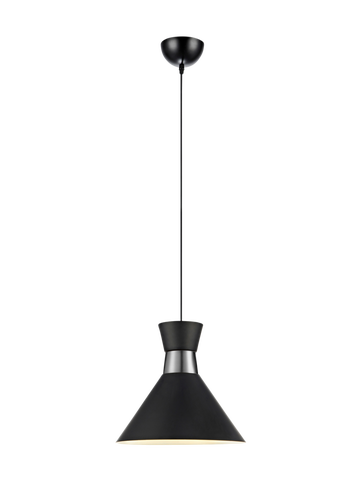 Fönsterlampa  - Fönsterlampa WAIST Pendel Svart/Stål