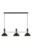 LARRY kattovalaisin Musta/krominvärinen