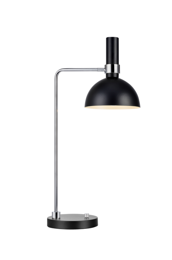 Bilde av LARRY bordlampe Svart/krom - 1
