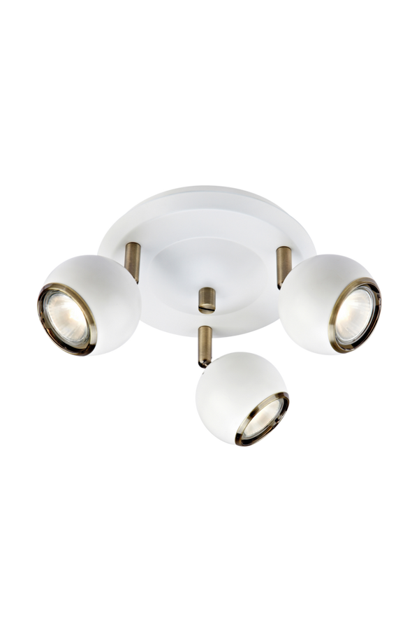 Bilde av Taklampe COCO Hvit/antikk - 30151
