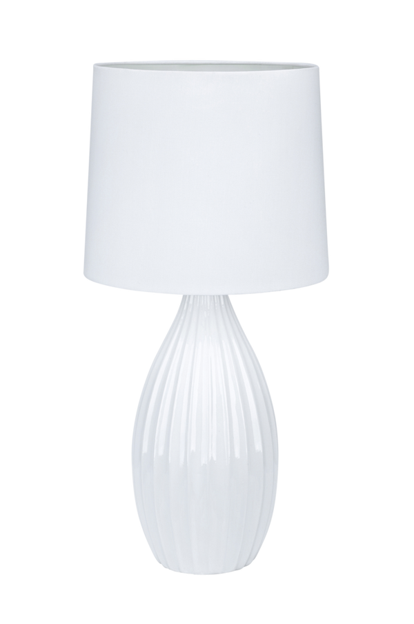 Bilde av Bordlampe STEPHANIE Hvit - 30151
