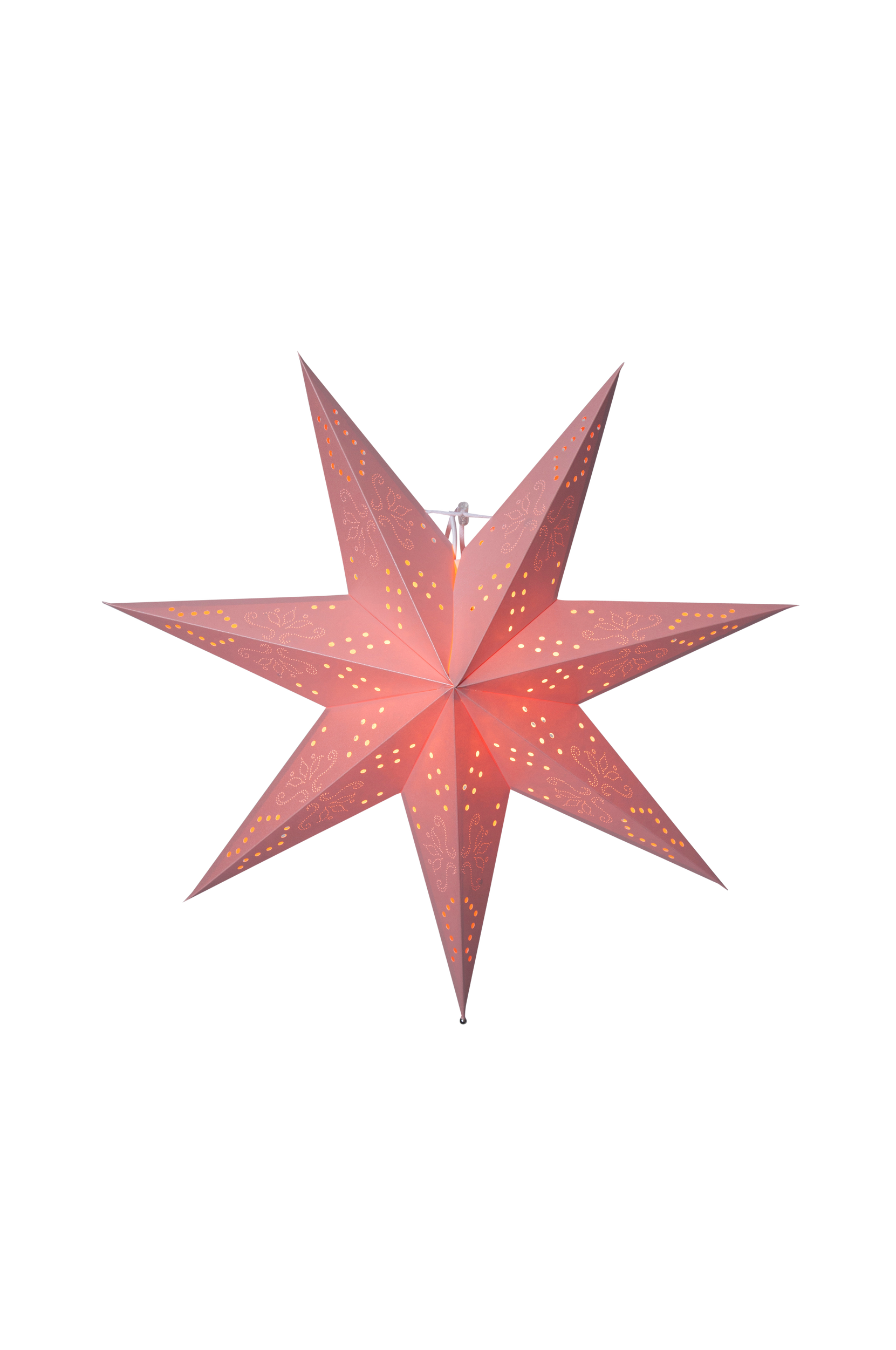 Star Trading - Pappersstjärna Romantic, 54 cm - Rosa