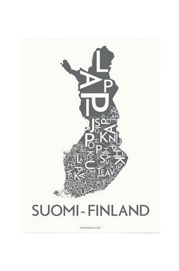 Bilde av Poster Suomi-Finland 50x70 cm - 30151

