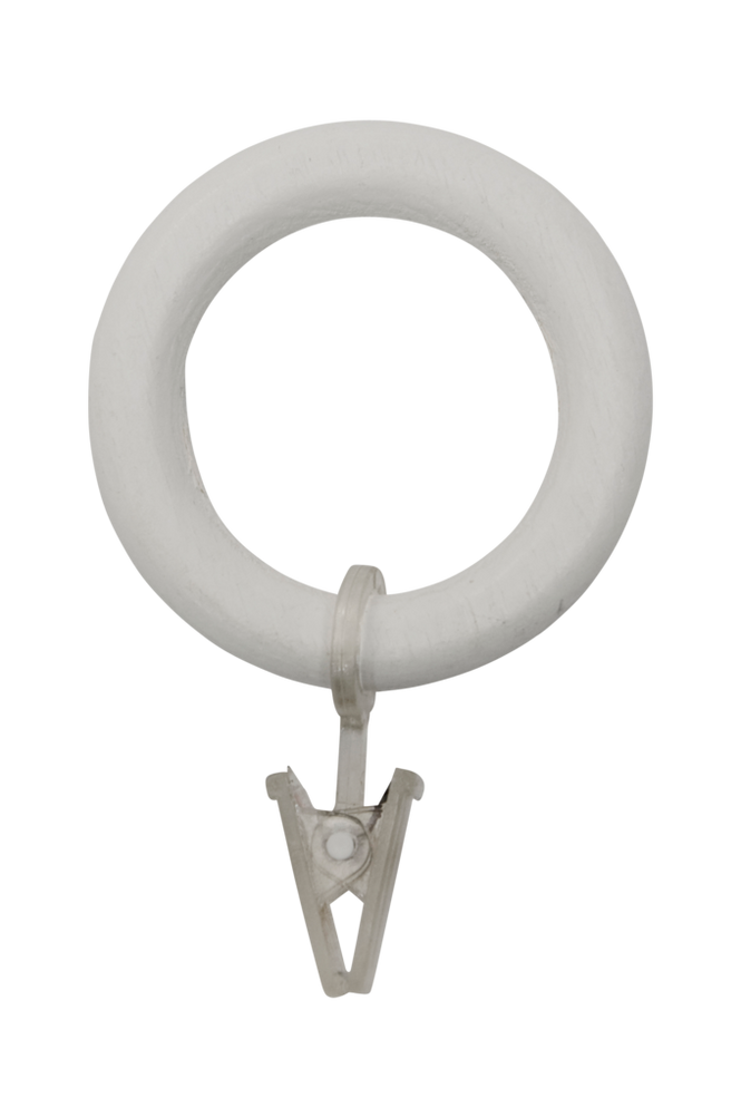 Hasta Gardinring tre 55 mmHvit