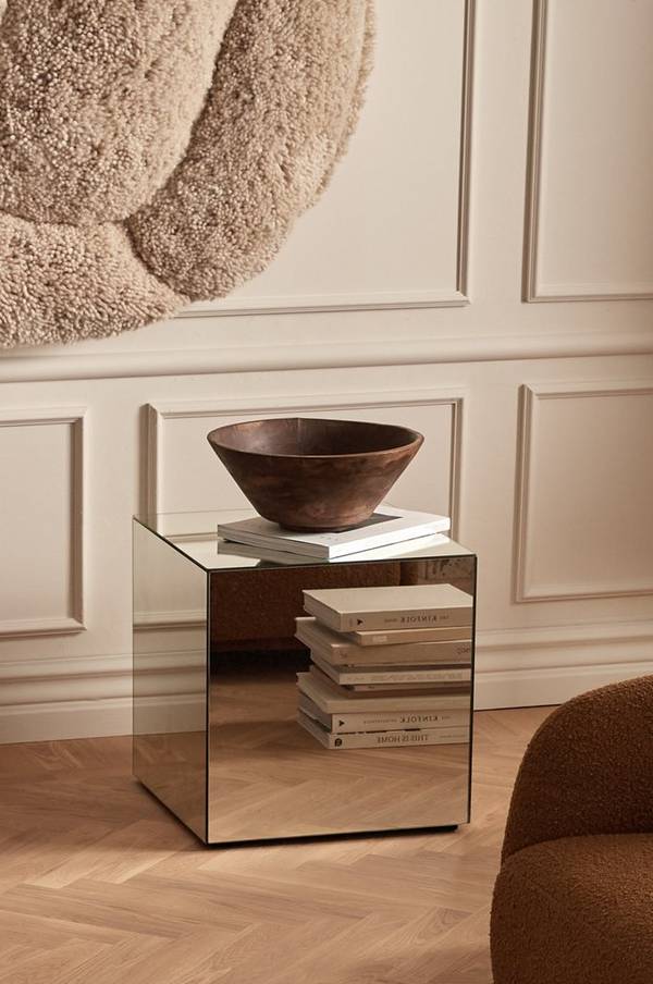 Bilde av Sidebord Kub med speilglass - 1
