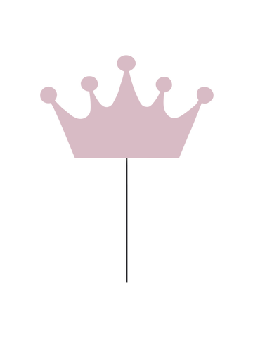 Vägglampa  - Vägglampa Crown Rosa