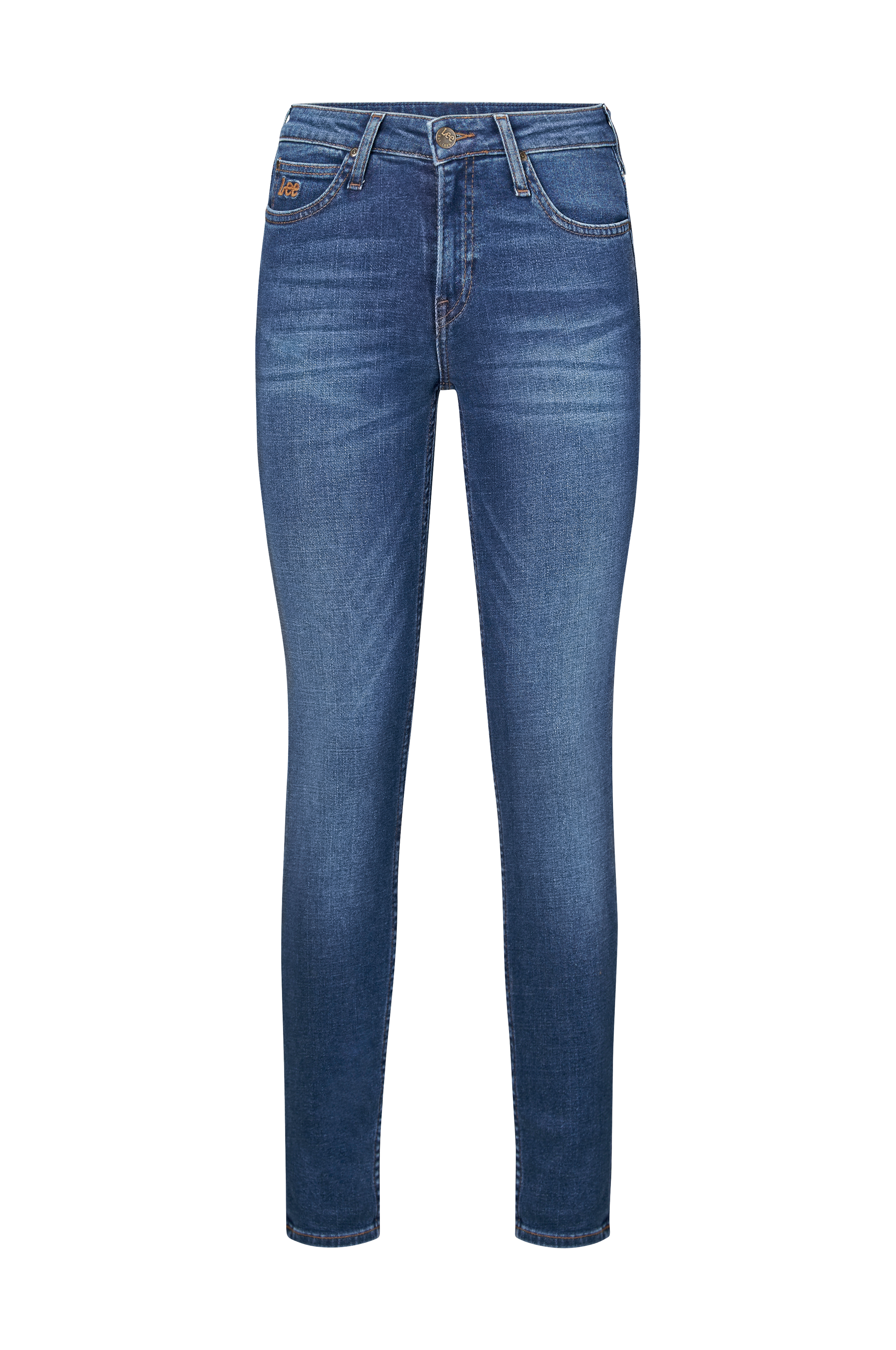 Lee Jeans Scarlett 90's Skinny Blå Slim Ellos.se