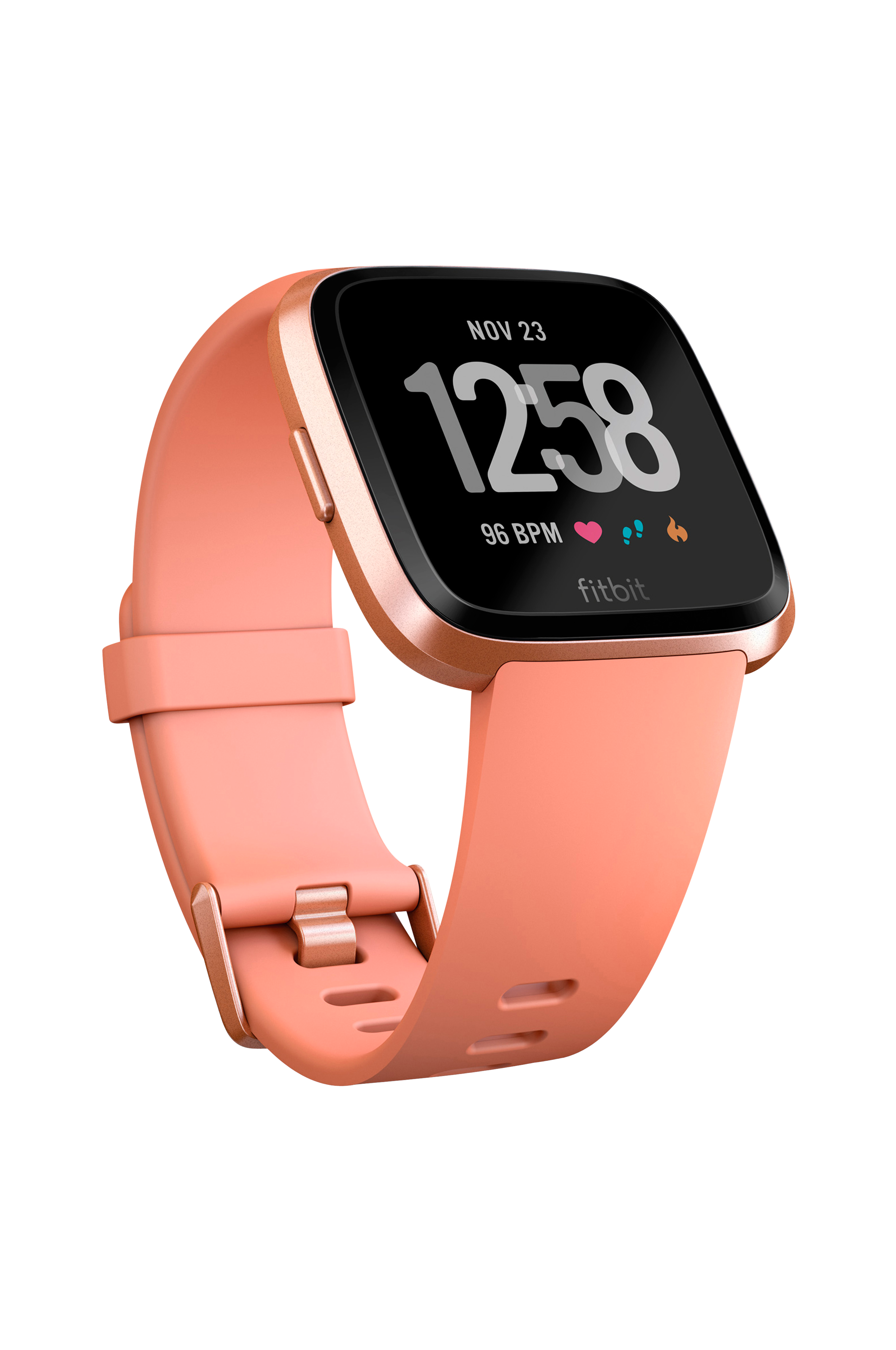 fitbit versa peach