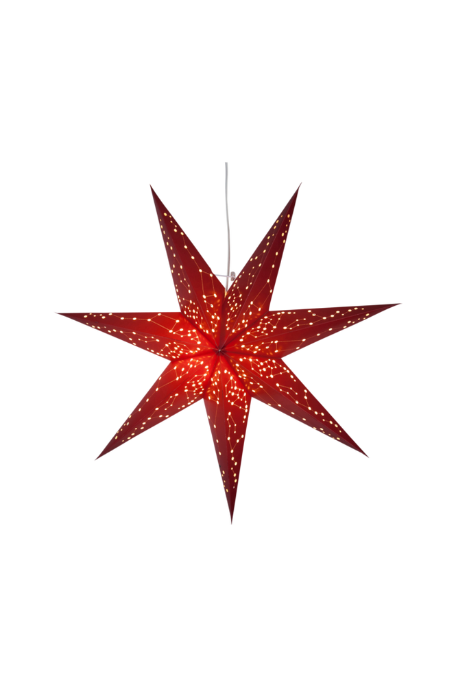 Hängande Stjärna Galaxy 60cm Röd