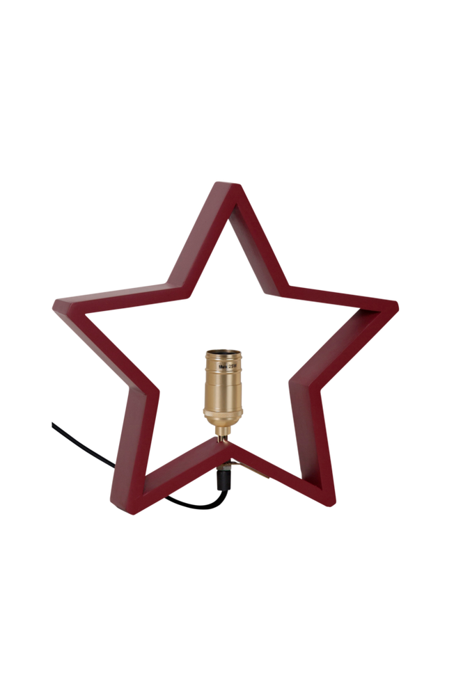 Star Trading Bordstjerne Lysekil E14Rød