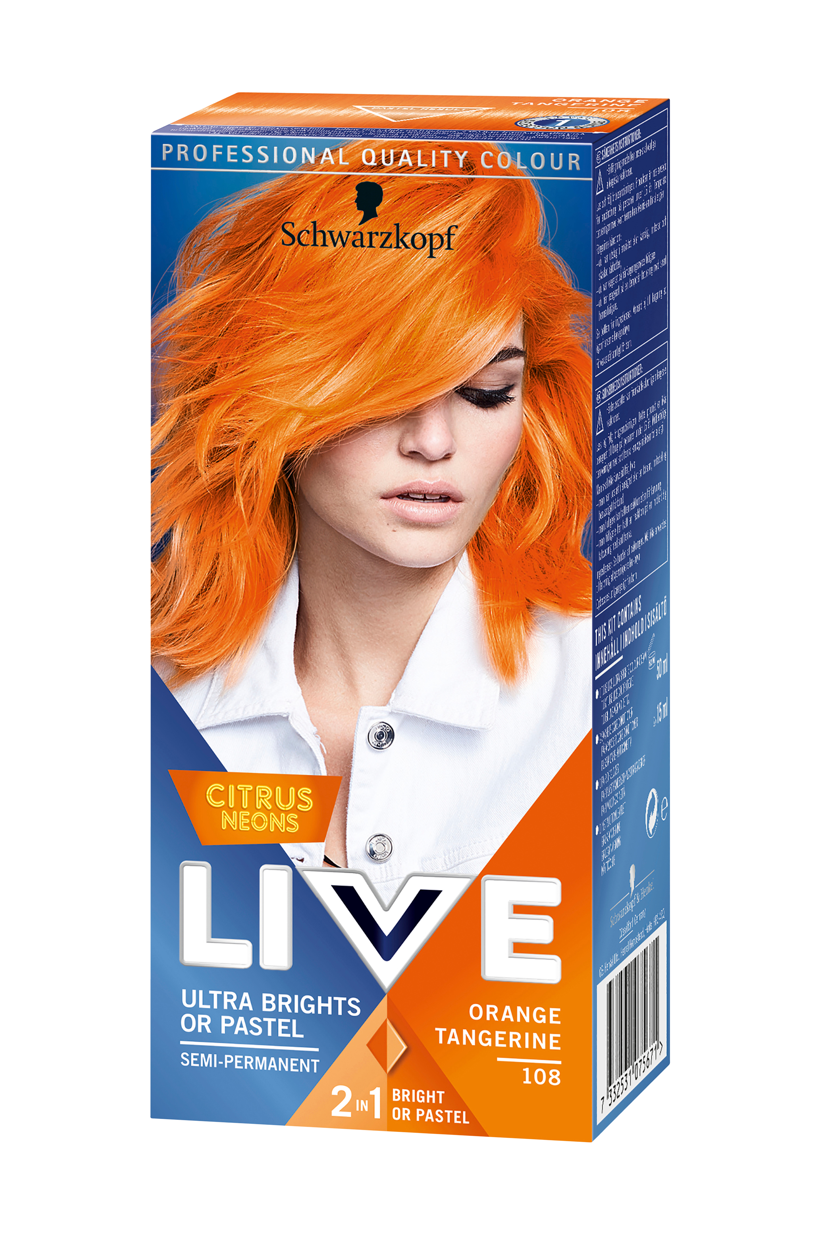 Schwarzkopf Live Ultra Brights Orange Tang Skonhed Ellos Dk