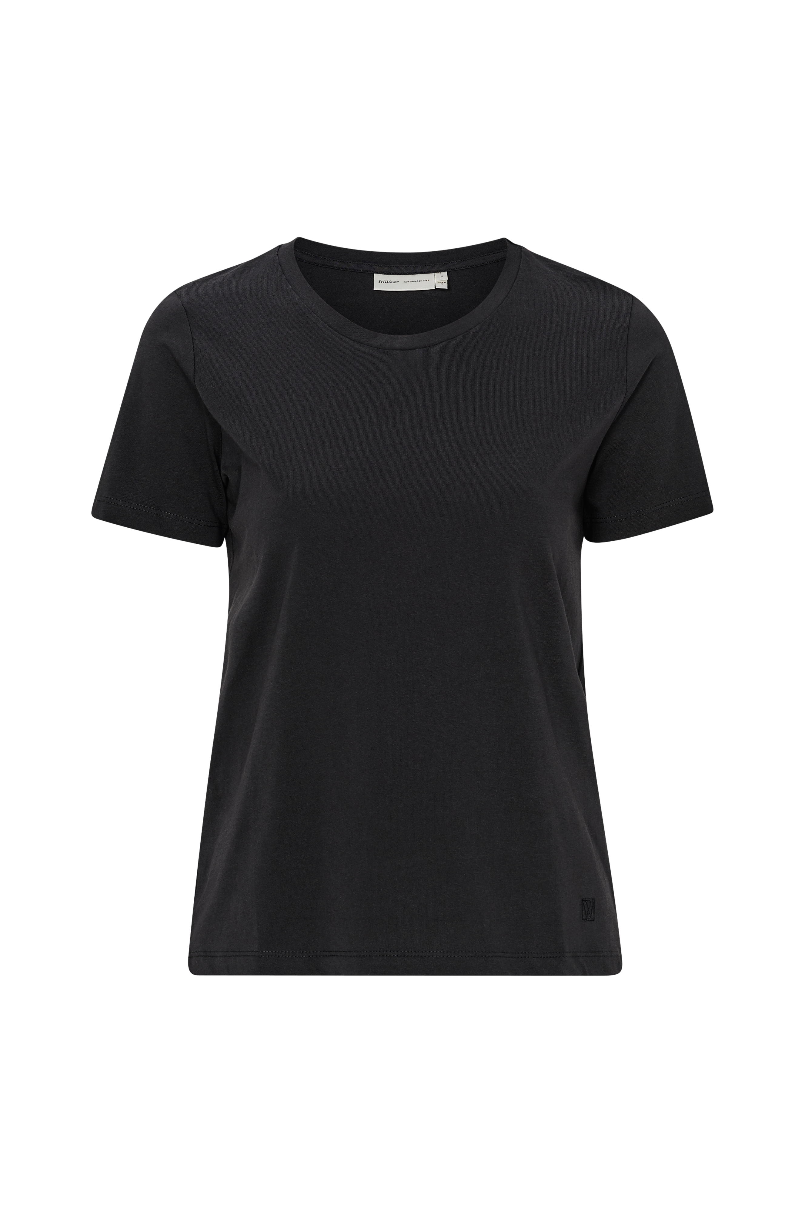 InWear Top Kaila O-neck T-shirt - Sort - Toppe InWear Top Kaila O-neck T-shirt - Sort - Toppe