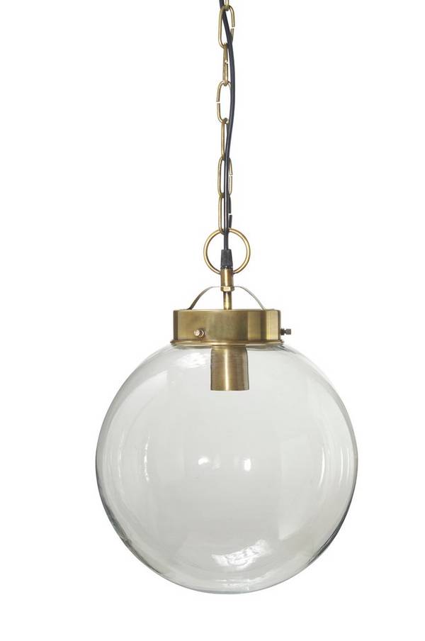 Bilde av Taklampe Normandy 30 cm - Aged brass
