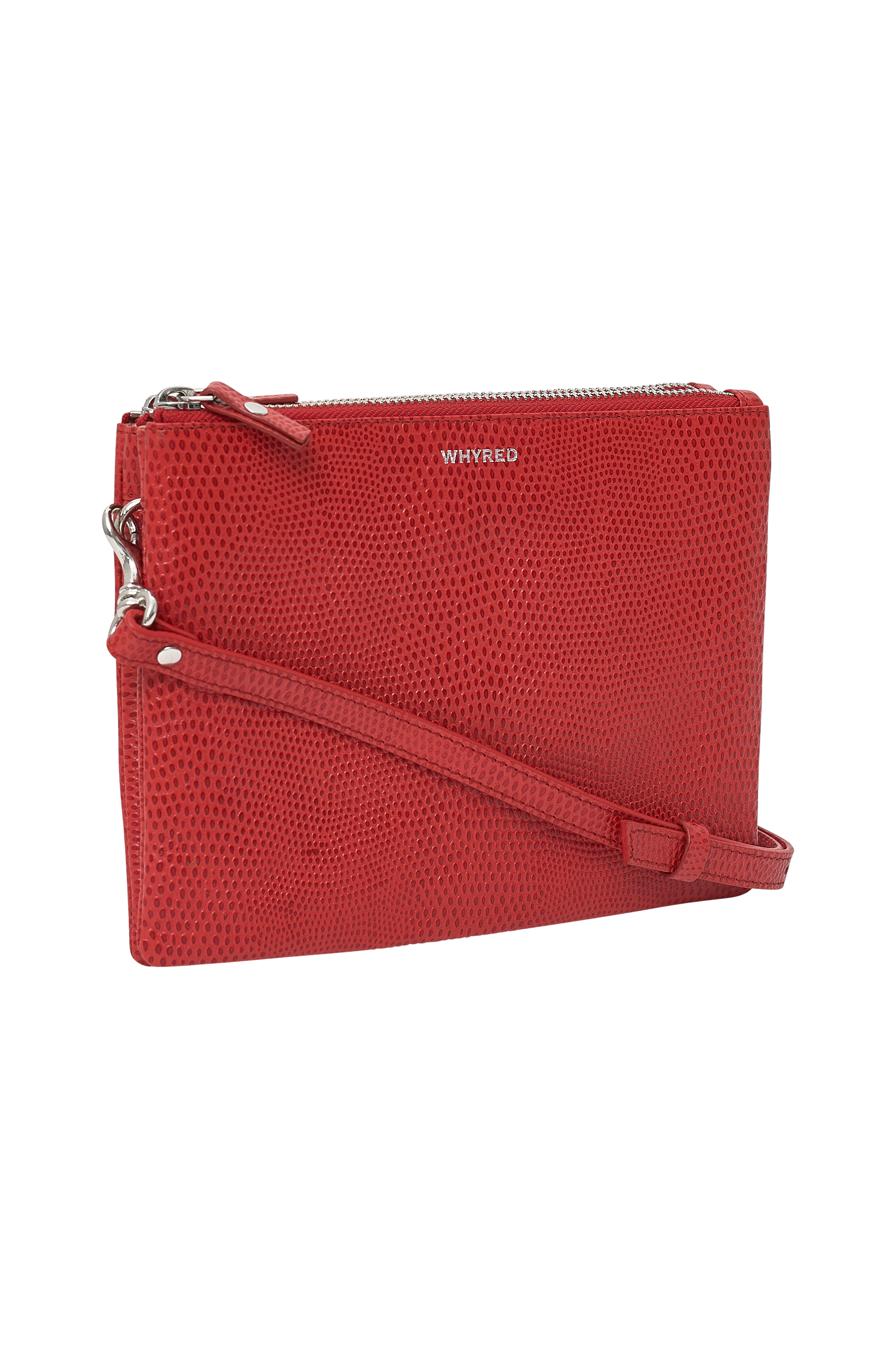 Whyred Taske Kira Double Snake - Rød - Kuverttasker & clutches Whyred Taske Kira Double Snake - Rød - Kuverttasker & clutches