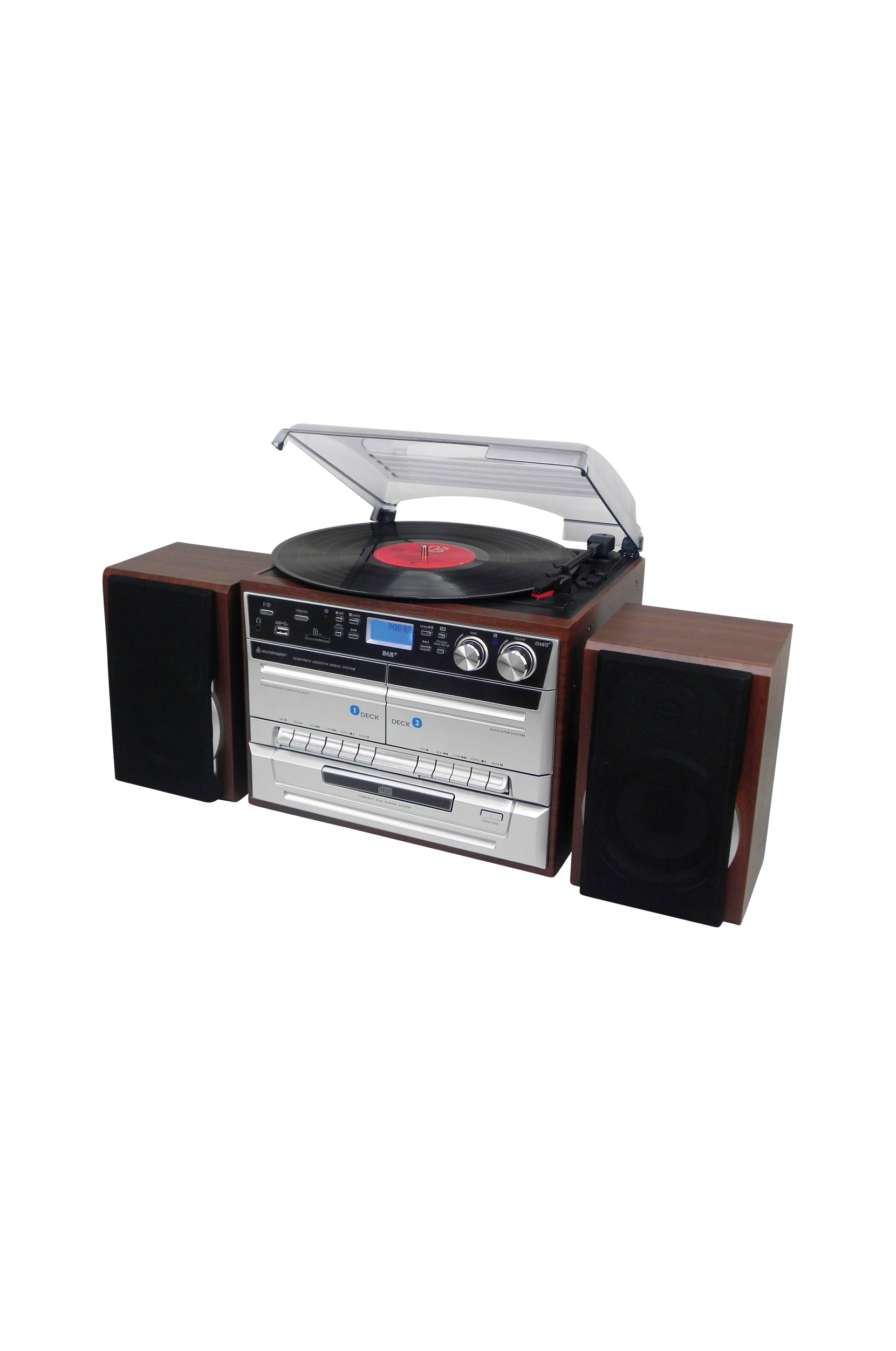 Soundmaster - Stereo CD/Vinyl/Tape/Bluetooth