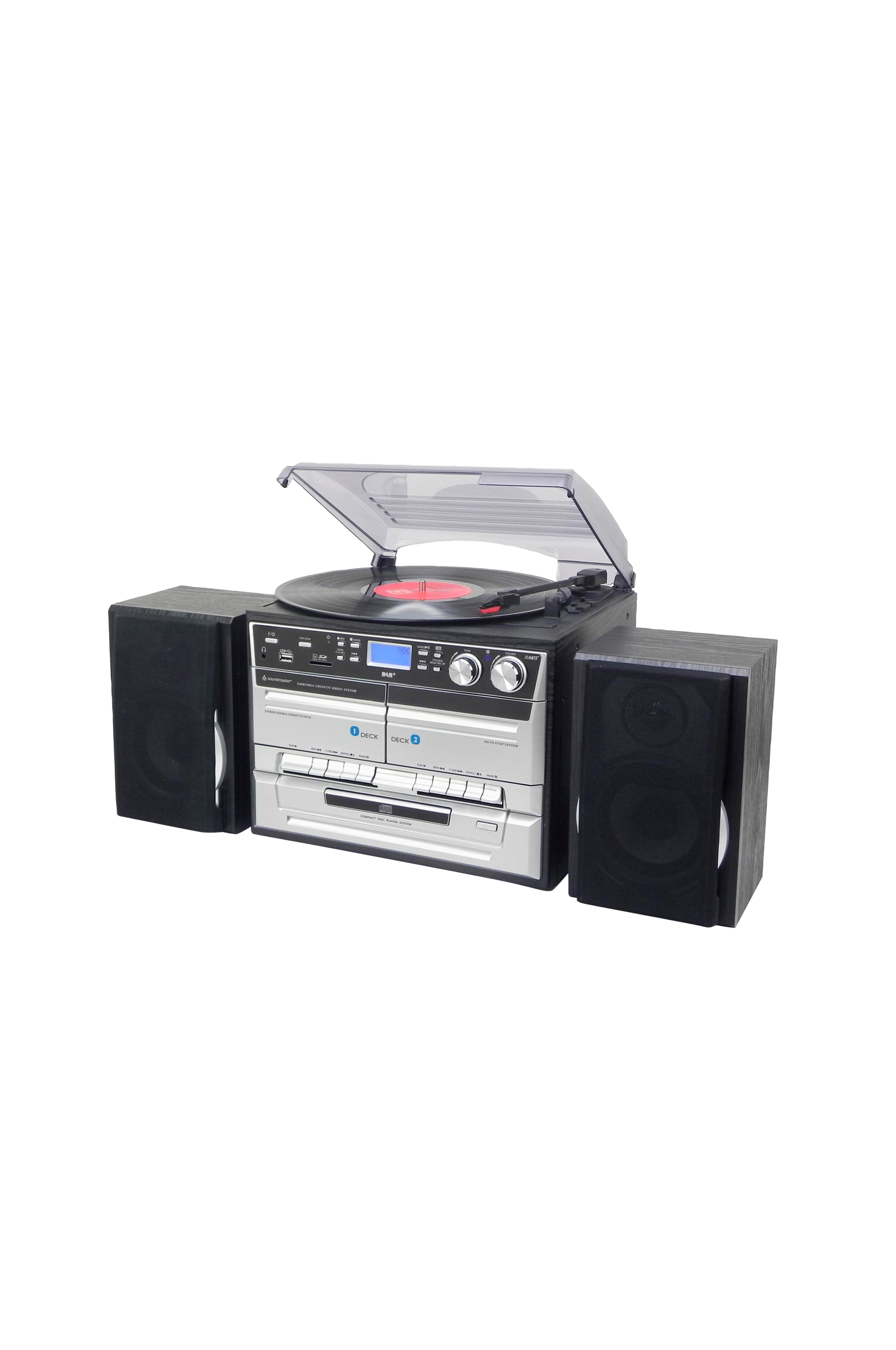 Soundmaster - Stereo CD/Vinyl/Tape/Bluetooth