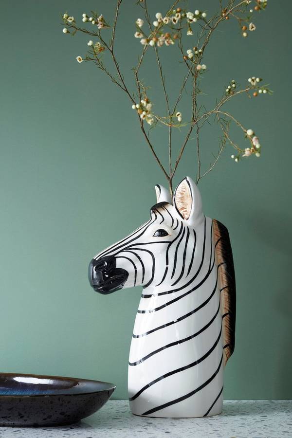 Bilde av Vase Zebra, høyde 35 cm - 30151
