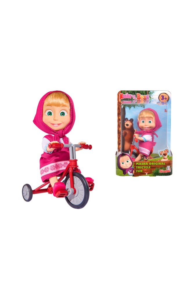 109302059 Masha and the Bear Masha Tricycle Fun Playset Children Kids Age 3yrs+