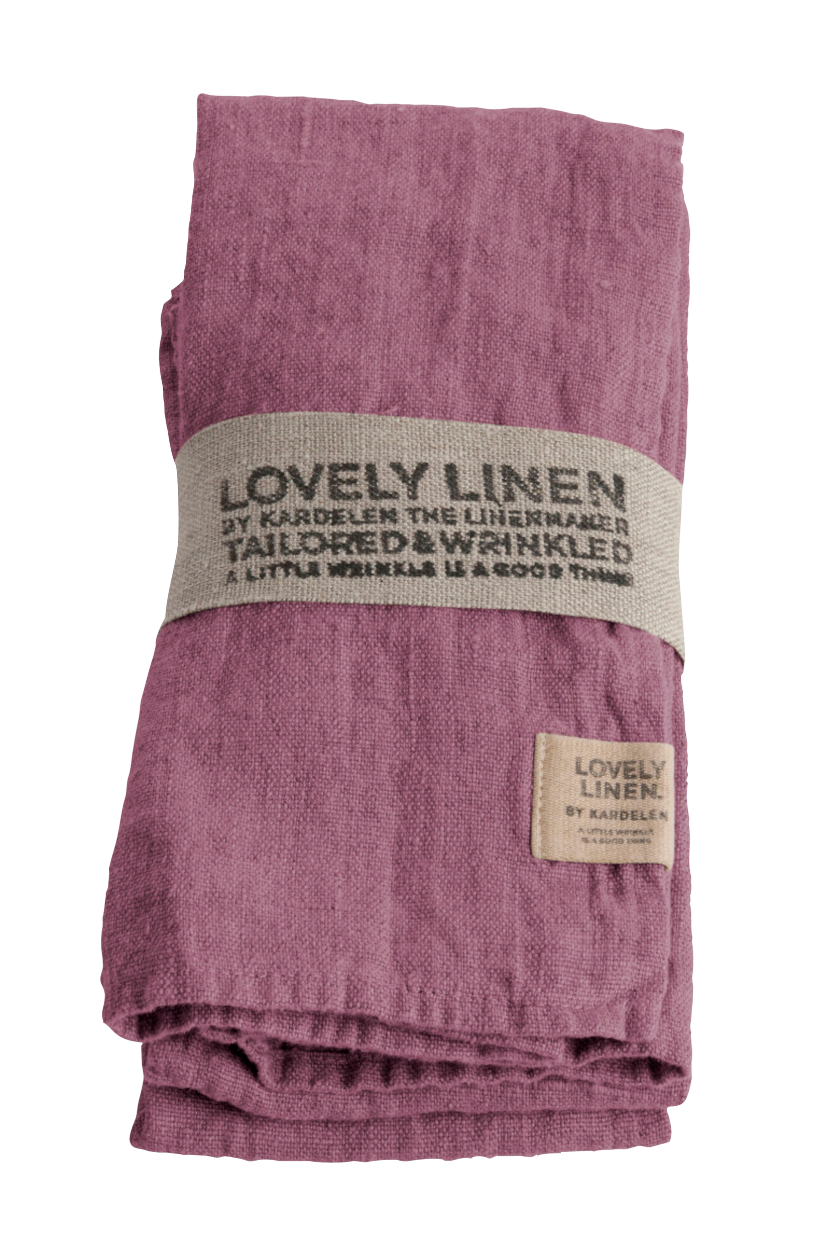 Lovely Linen - Servett Lovely 4-pack - Rosa - 45X45