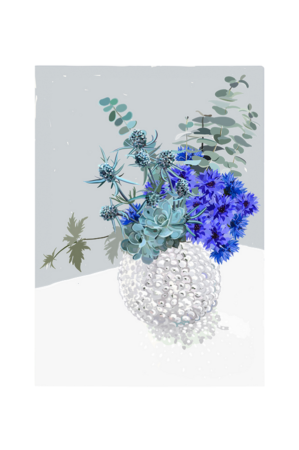 Bilde av Poster Blue Bouquet - 30151
