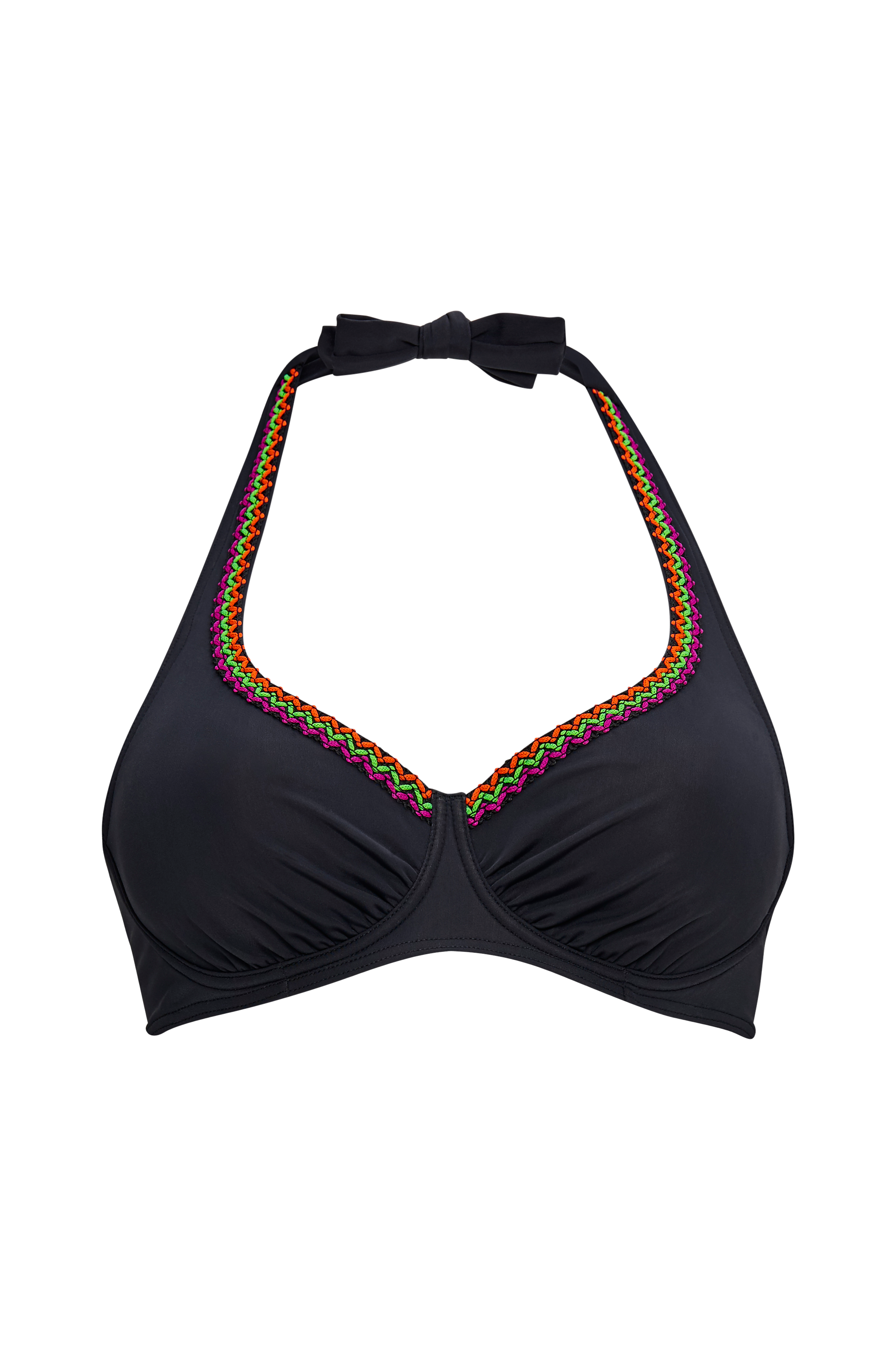 La Redoute Collections Plus Bikinibh med bygel Svart