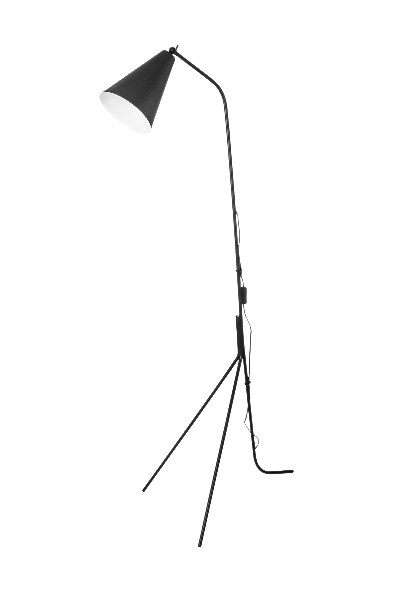 By Rydéns - Golvlampa YUKON, 150 cm - Svart