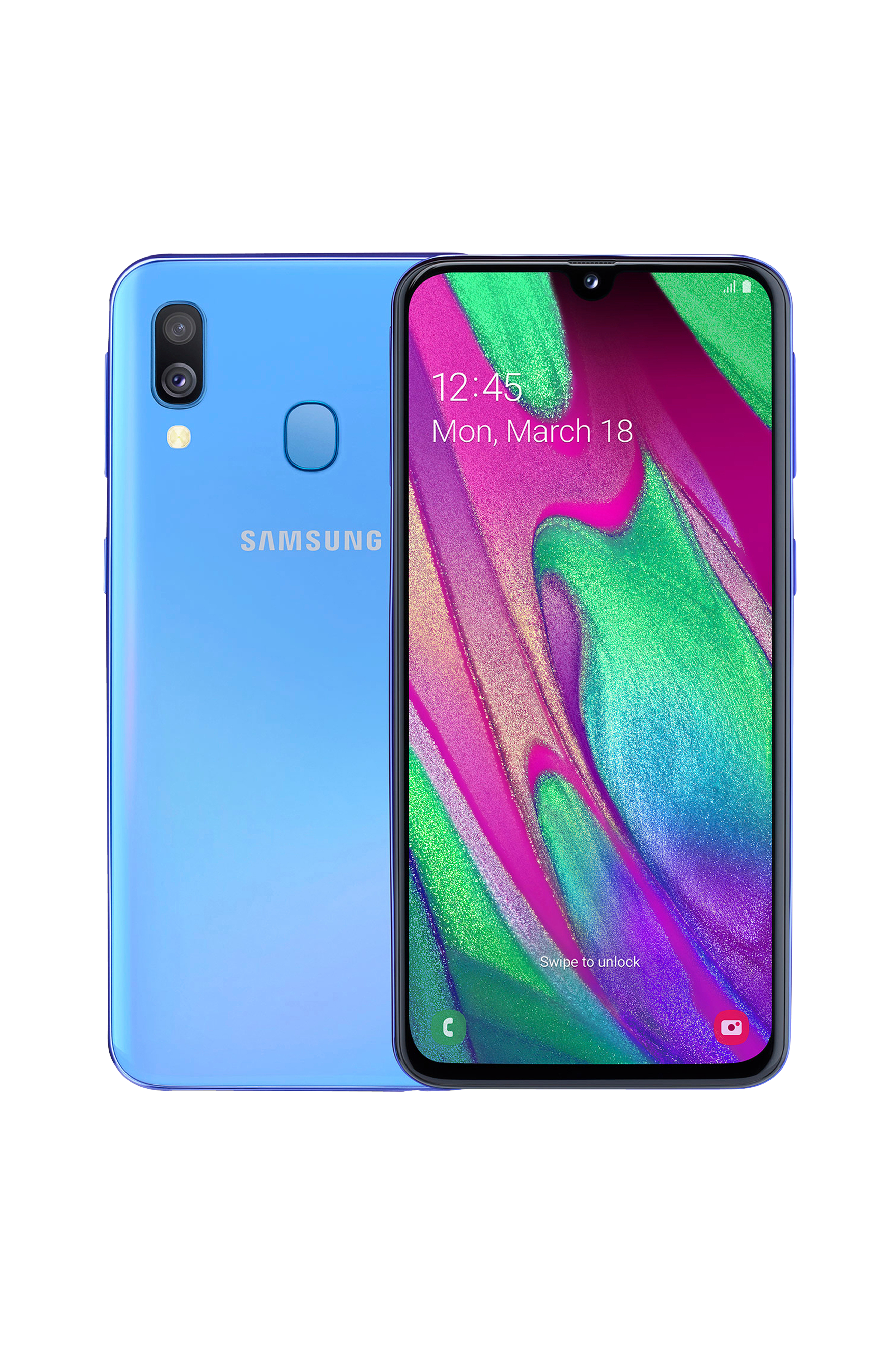 samsung galaxy a40 blue