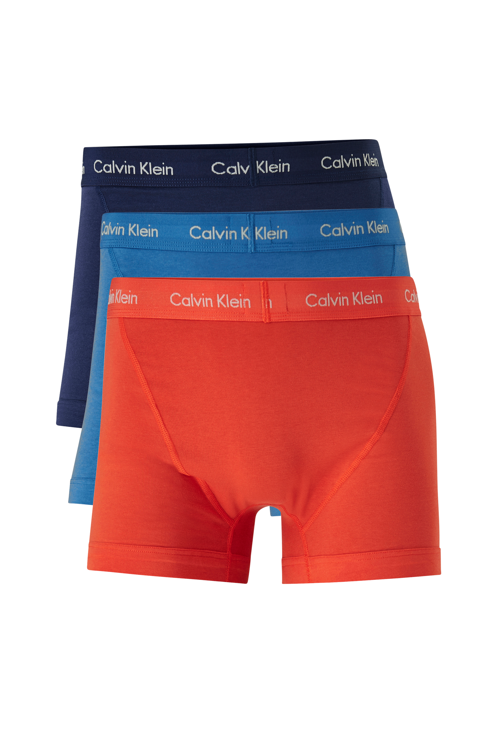 Anbefalede klassisk Krønike Calvin Klein Underwear boxershorts – Underbukser Cotton Stretch Trunk 3-pak  til herre i Minnow/ Horoscope/ Inferno - Pashion.dk
