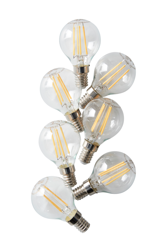 7-pack LED dimbar klot E14 4W, Ø45 mm