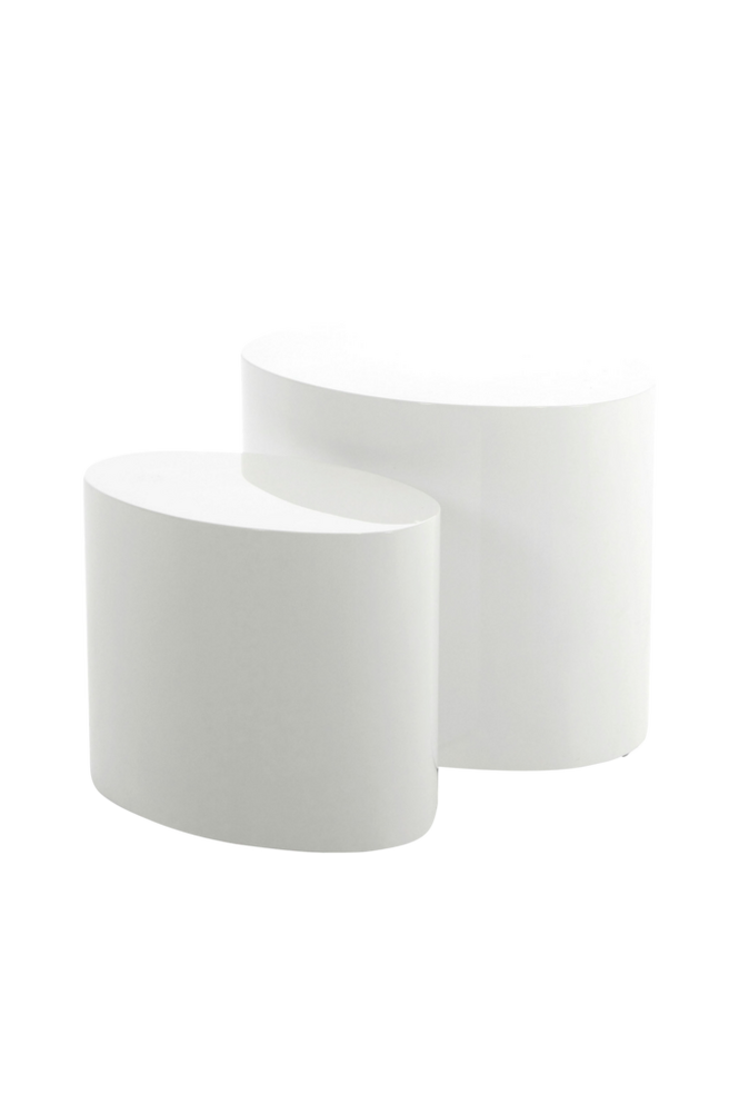 AC Design Furniture, Coffee Table Set, White, Acceptable