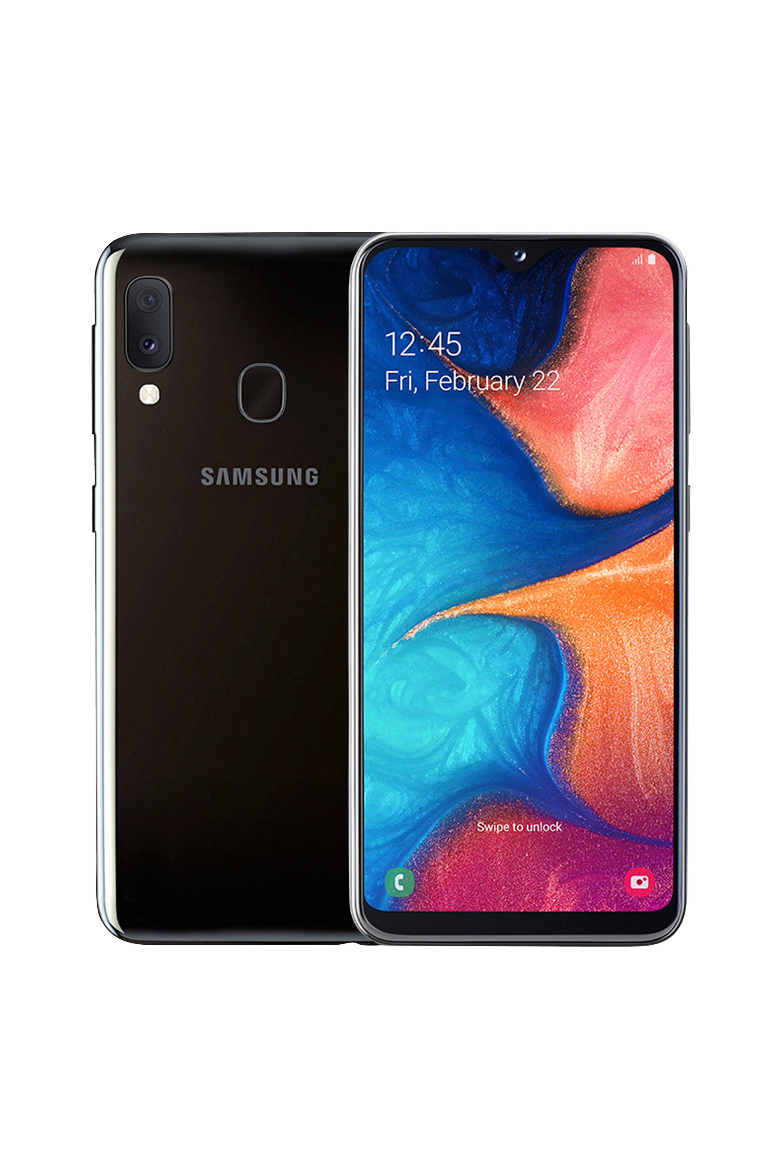 samsung a20e black