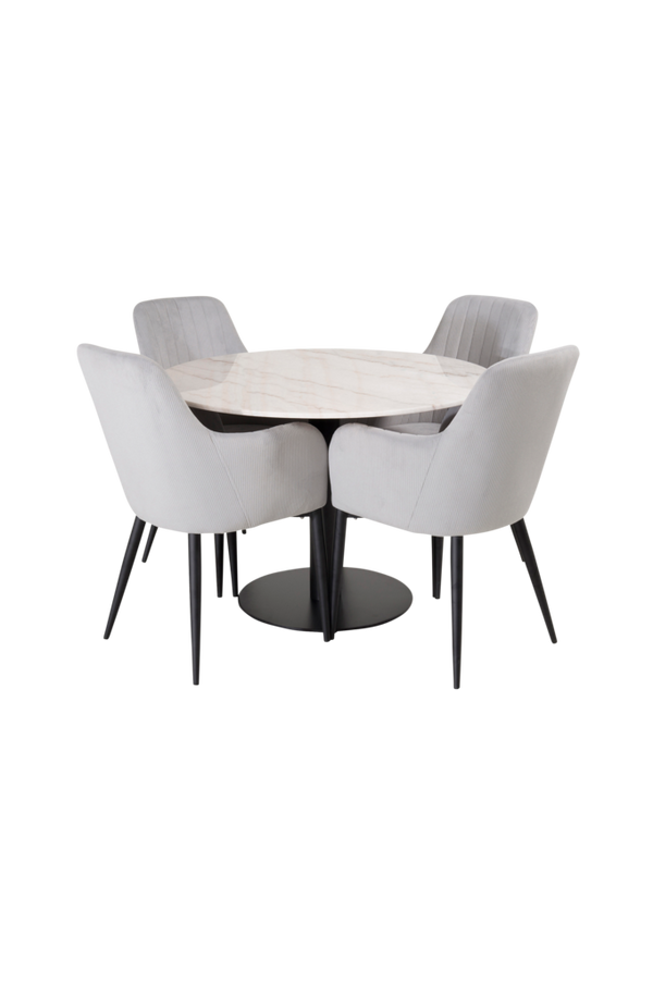 Bilde av Spisegruppe Espolla bord og 4 stk Comfort stoler - 1
