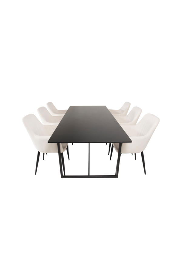Bilde av Spisegruppe Pinner bord og 6 stk Comfort stoler - 1
