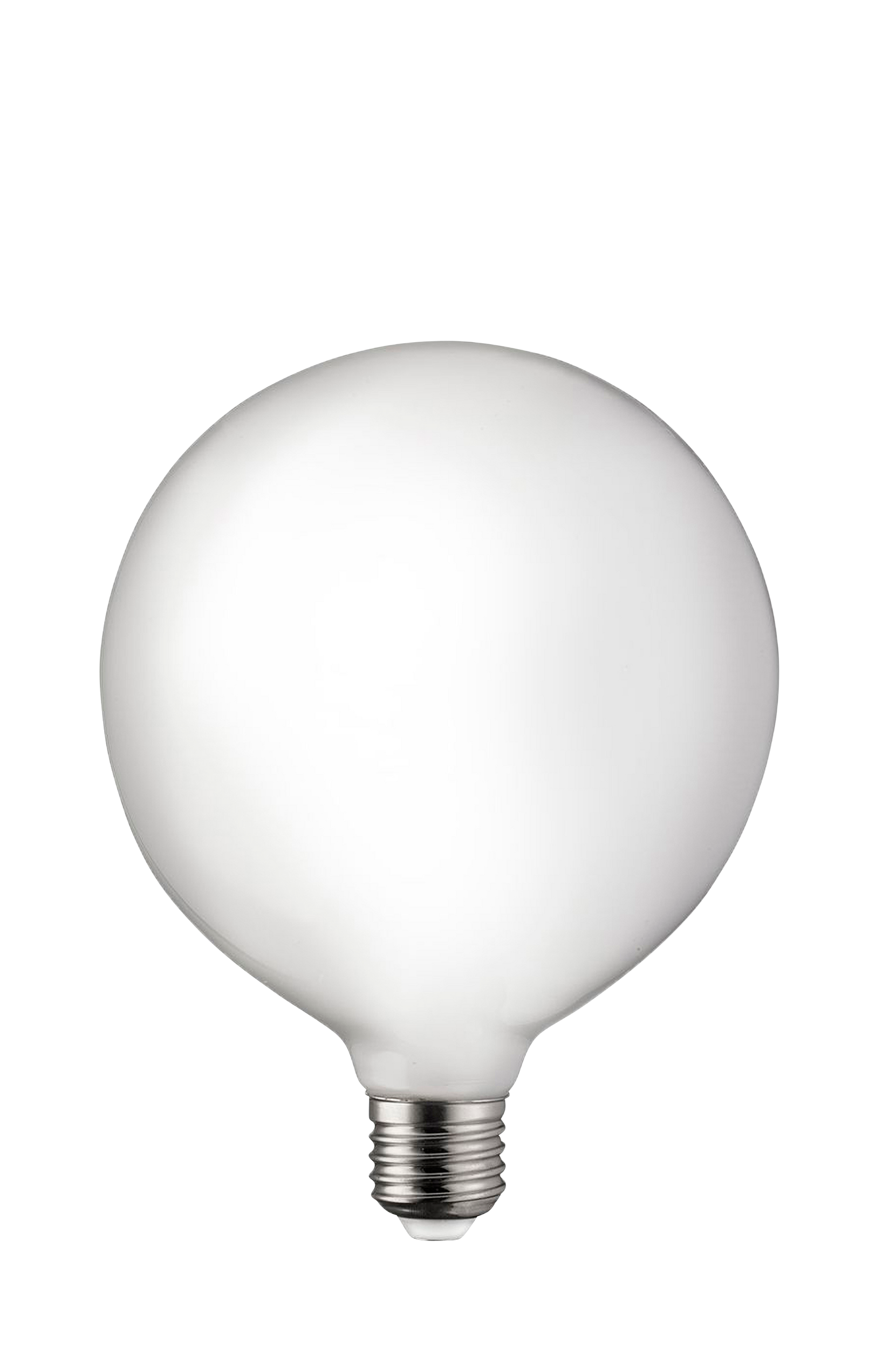 Globen Lighting - Ljuskälla E27 LED 3-steg dimbar Glob 125 mm Opal 0,4-7W - Vit