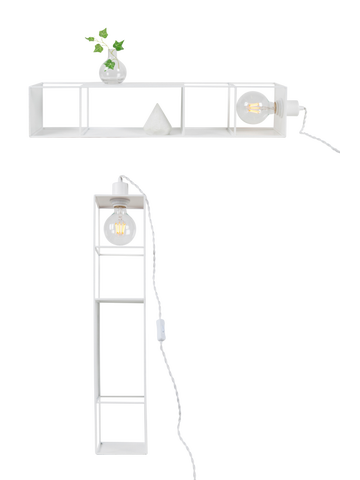 Vägglampa  - Vägglampa/Golvlampa Shelfie Long