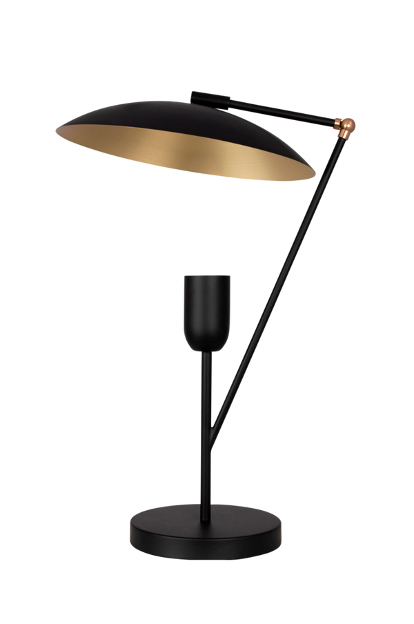 Bilde av Bordlampe Undercover Svart/børstet messing - 30151
