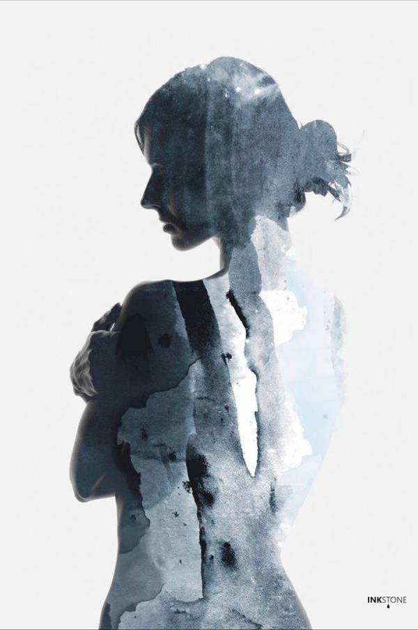 Bilde av Poster Woman in Blue - 1
