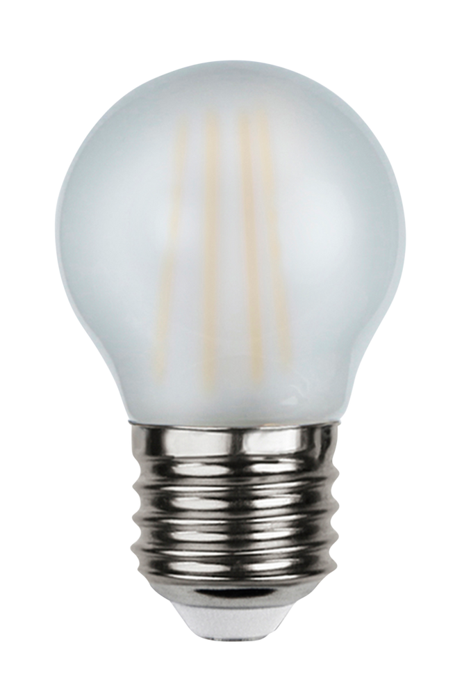 Ljuskälla E27 LED Frosted Filament 4W