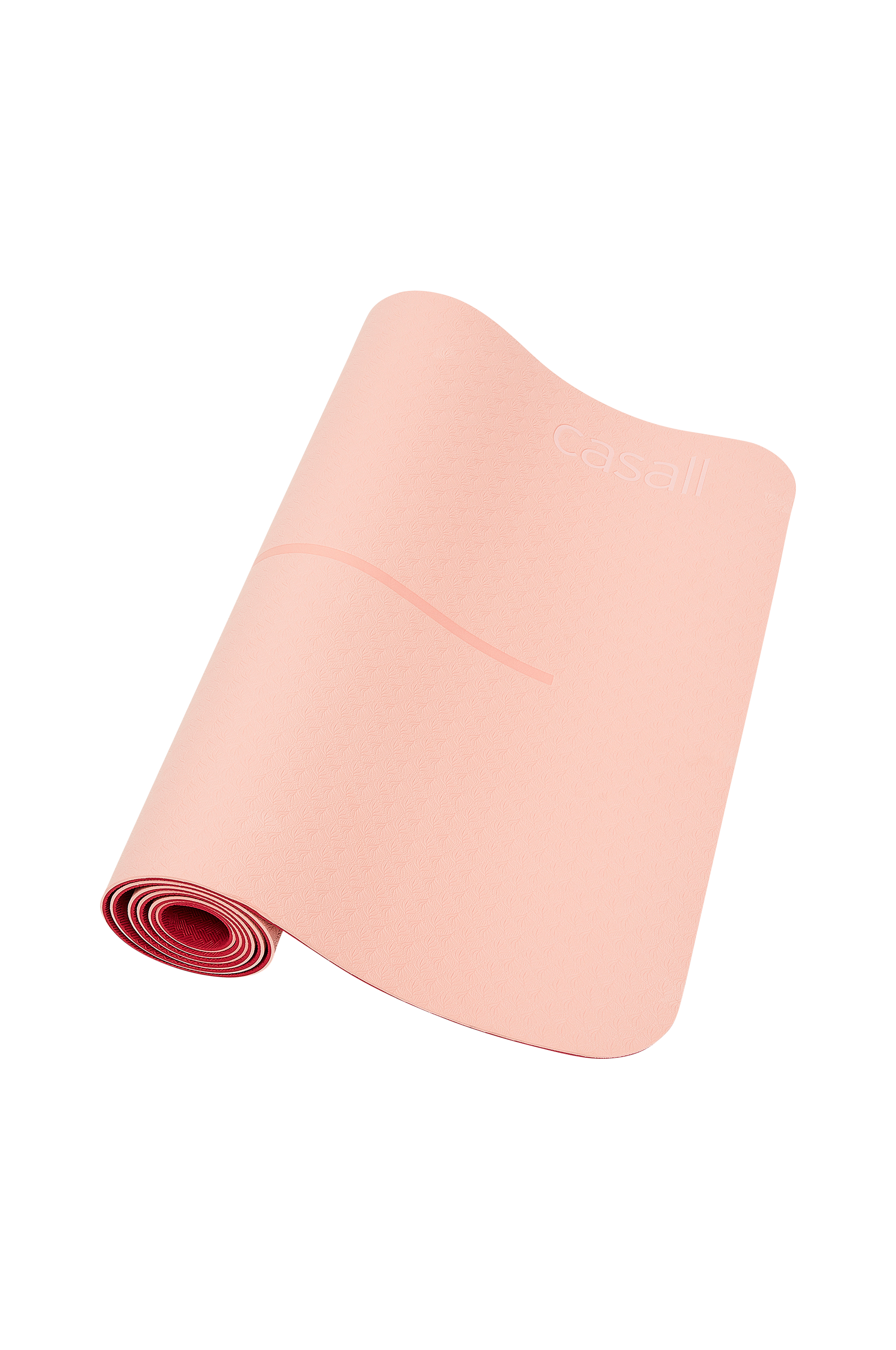 Casall Yoga mat position 4 mm Pink/red Træningsmåtter Ellos.dk