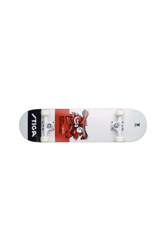 Stiga Skateboard Owl 8.0 White